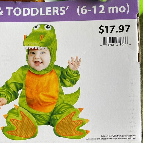 Infant Baby T-Rex Costume - Picture 3 of 3